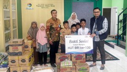 BRI Peduli Surabaya: Ringankan Beban Panti Asuhan Lewat Bantuan Sembako