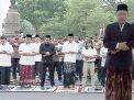 Presiden Jokowi Shalat Ied di Istana Kepresidenan Yogyakarta
