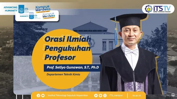 Prof Setiyo Gunawan ST PhD yang telah dikukuhkan jadi Gubes. (war)
