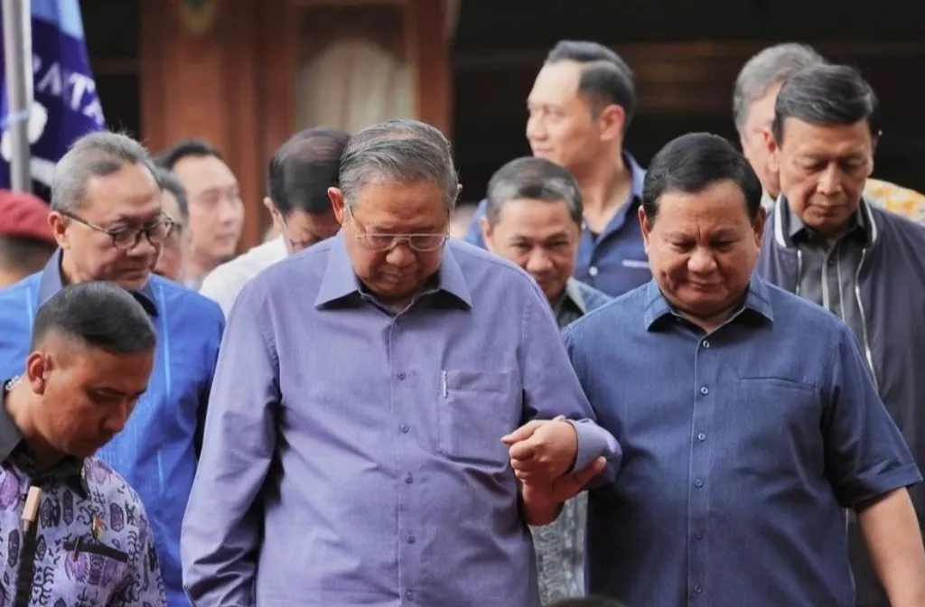 Pentolan Partai Demokrat Bertandang ke Hambalang Jumpa Prabowo