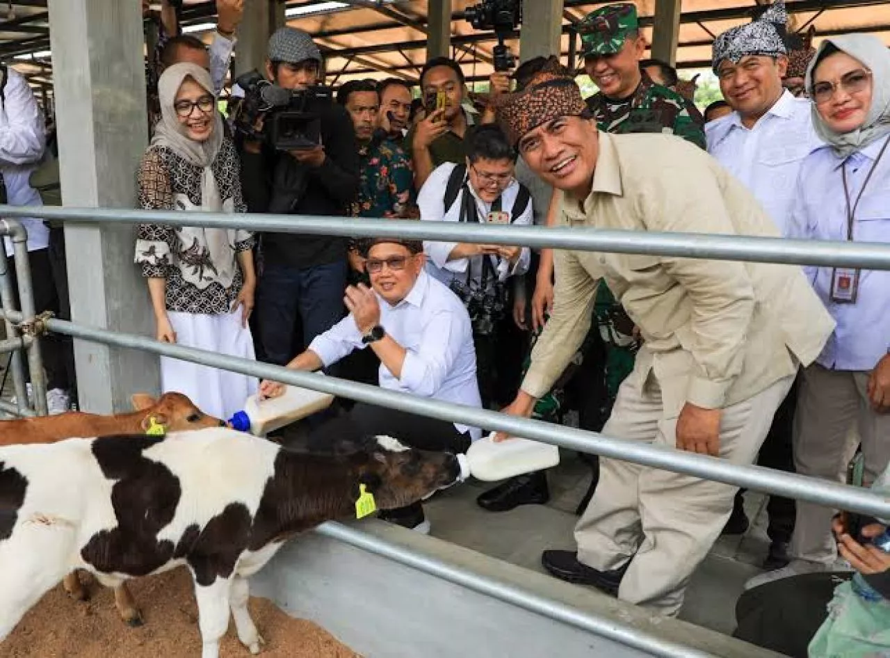 Pj Gubernur Jatim Apresiasi Langkah Kementan Tampung Susu Lokal